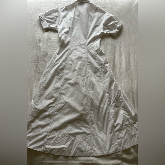 Poplin Roll-Cuff Midi Shirtdress - Picture 5 of 7